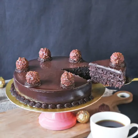 Ferrero Rocher Truffle Cake
